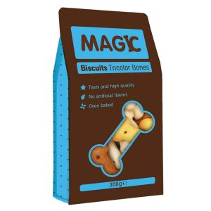 מג'יק חטיף ביסקוויט טריקולור בון Magic