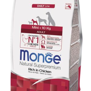 מונג' כלב בוגר קטן עוף Monge