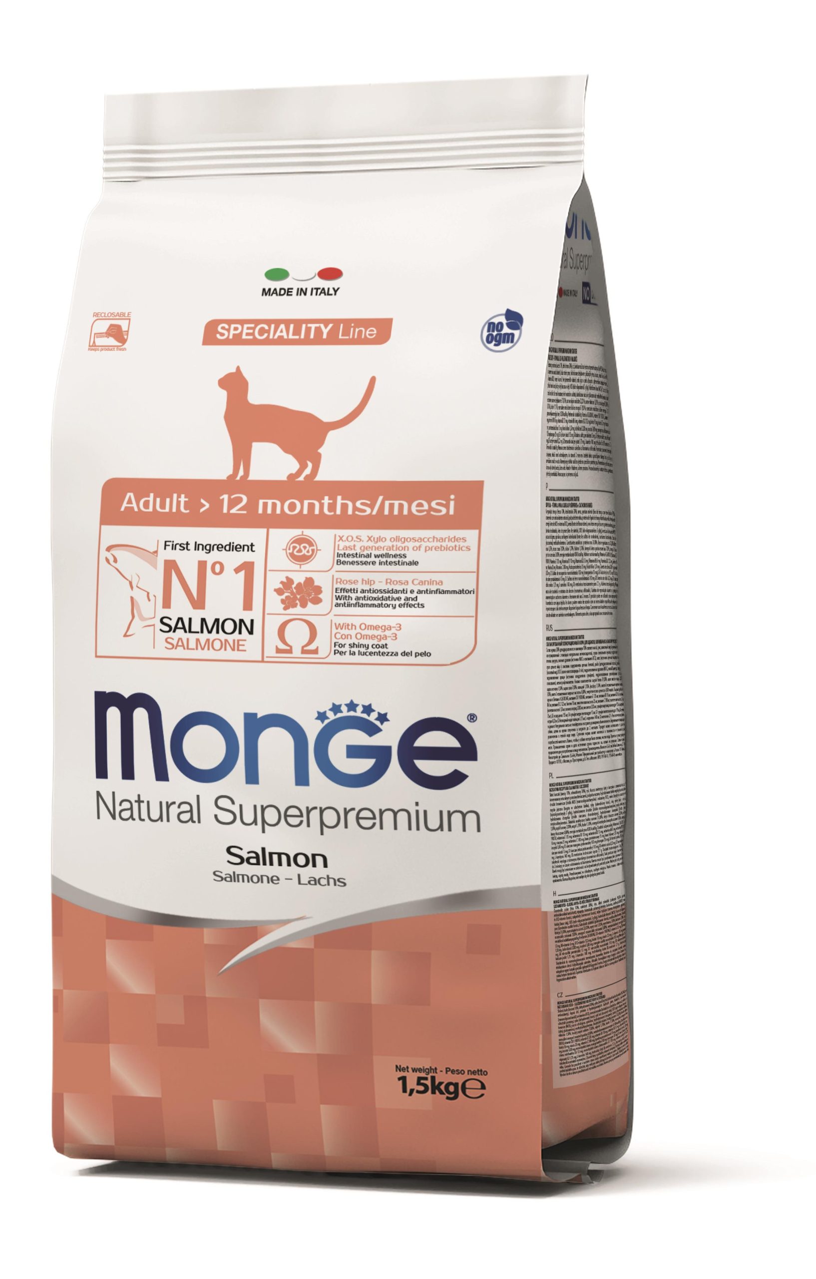 מונג חתול בוגר סלמון Monge