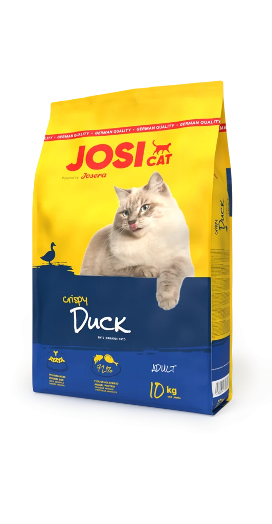שק מזון יבש לחתולים JosiCat – בטעם ברווז – 18 ק"ג