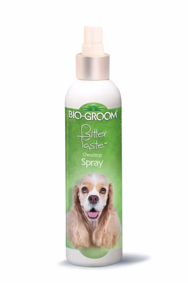 בקבוק תרסיס Biogrom Bitter 237 מ"ל – טעם מר עוצמתי למניעת כרסום אצל כלבים על פרווה, עור וחפצים.