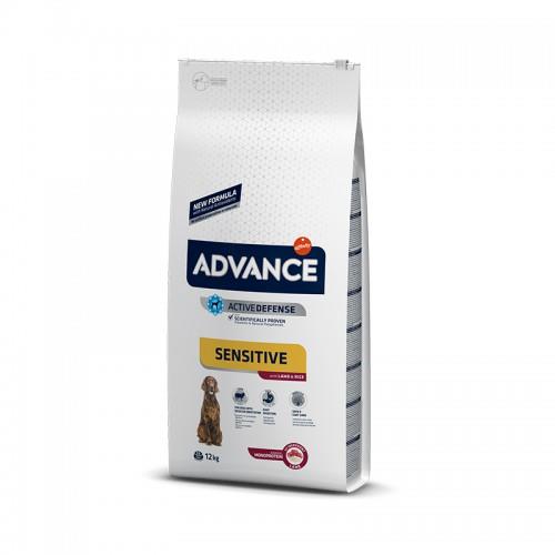 מבצע אדוונס כלב M/L סנסיטיב כבש 12 קג Advance