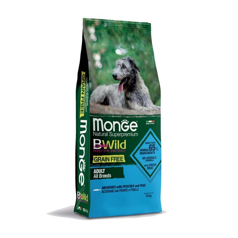מונג' BW כלב בוגר ג.פ אנשובי תפו"א אפונה Monge