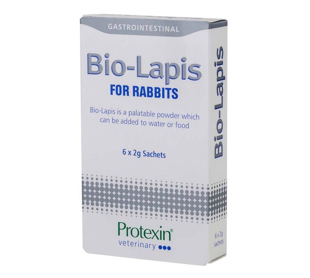 שקית 2 גרם Bio-Lapis – אבקה טעם דנדליון לטיפול בהתייבשות ותחזוקת עיכול לארנבונים.