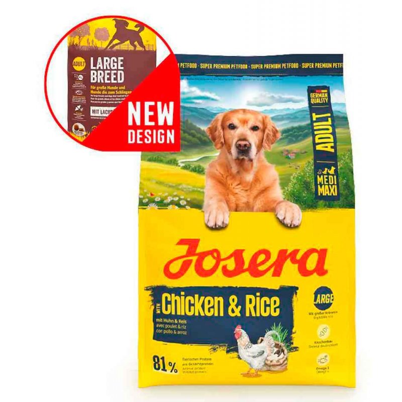 ג'וסרה כלב בוגר עוף ואורז  12.5 ק״ג Josera
