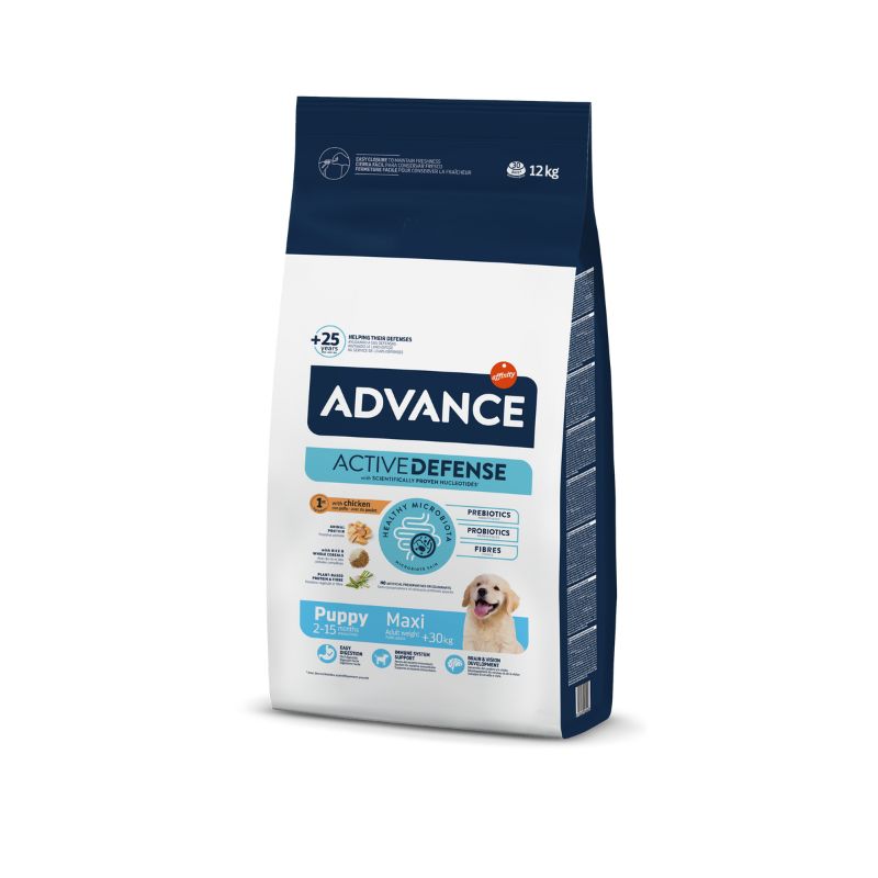 אדוונס עוף לגור כלב גדול 12 קג Advance