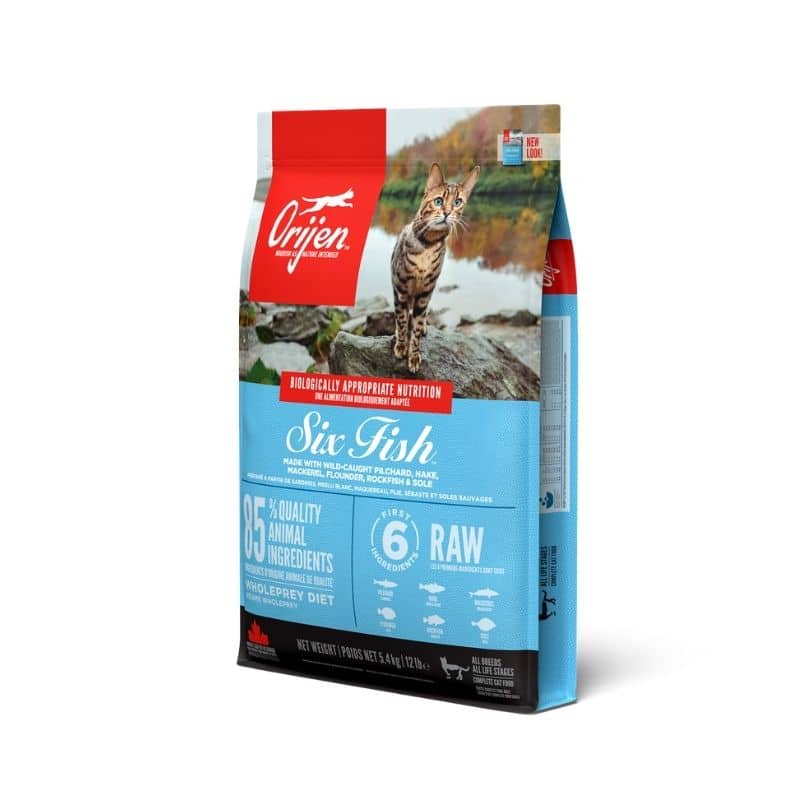 שק מזון יבש לחתולים על בסיס דגים ימיים