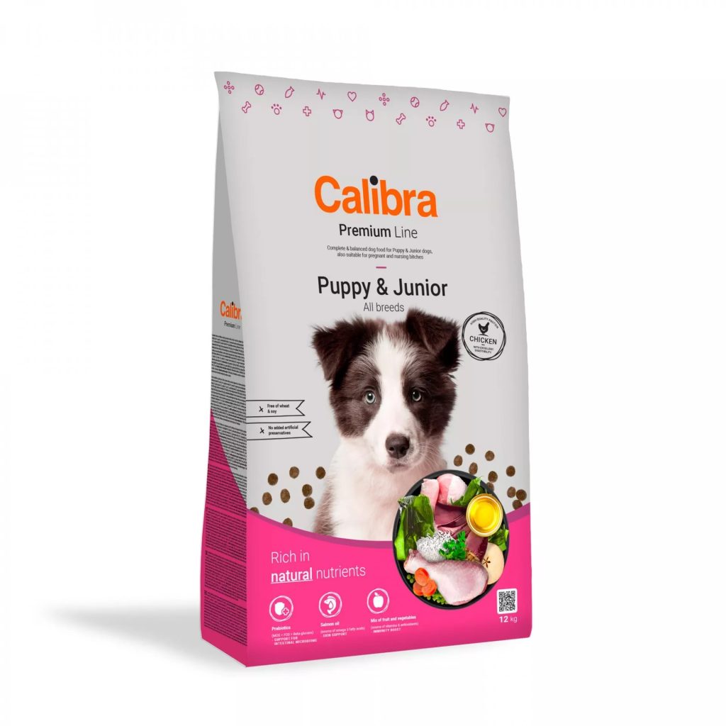 שק המזון היבש Calibra Puppy & Junior (עוף), 12 ק"ג