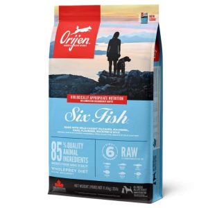 שק מזון יבש לכלבים על בסיס דגים ימיים