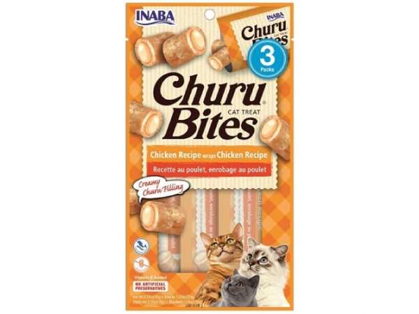 אינאבה בייטס חטיף עוף לחתול 30 ג Inaba אינאבה בייטס חטיף עוף לחתול 30 ג Inaba