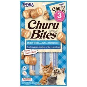 אינאבה בייטס חטיף עוף טונה צדפות לחתול 30 ג Inaba אינאבה בייטס חטיף עוף טונה צדפות לחתול 30 ג Inaba