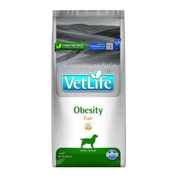 וטלייף אובסיטי דג כלב 12 קג Vet Life