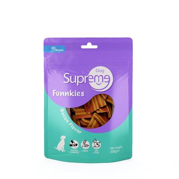 ביופט חטיף אילוף סופרים SUPREME בייקון 200 ג Biopet שופיפט
