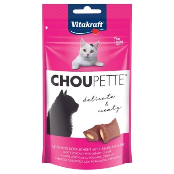 חטיף לחתול Choupette במילוי גבינה ויטה קראפט