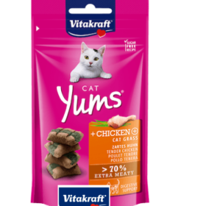 ויטה קראפט חטיפי קט יאמס עוף לחתול 40 ג Vita Kraft