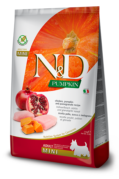 נטורל דלישס כלב בוגר קטן דלעת עוף N&D