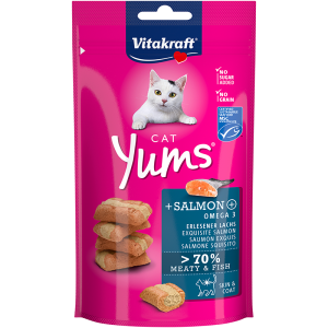 ויטה קראפט חטיפי קט יאמס סלמון לחתול 40 ג Vita Kraft