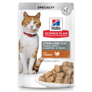 הילס פאוץ לחתול מעוקר מסורס Hill's הודו 0.85