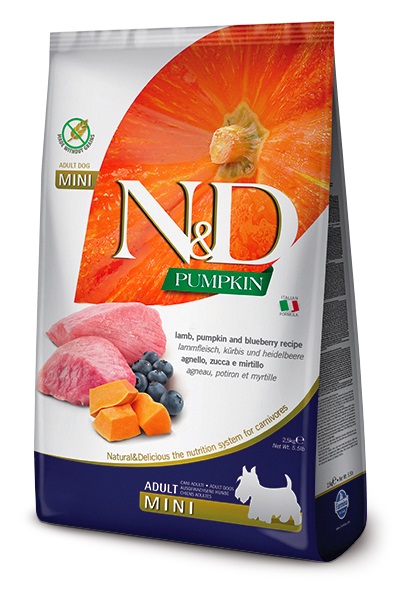 N&D כלב מיני דלעת כבש 7 קג Natural&Delicious