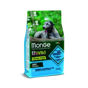 מונג BW ג.פרי כלב אדולט ברווז תפוא 2.5 קג Monge