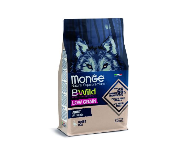 מונג כלב אדולט BW ל. גריין אווז 2.5 קג Monge