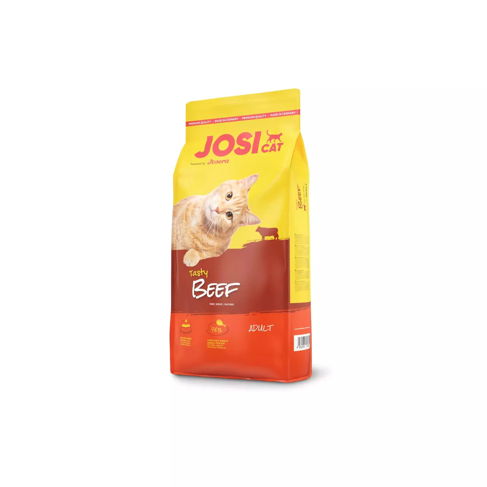 שק מזון יבש לחתולים JosiCat – בטעם בקר – 10 ק"ג / 18 ק"ג