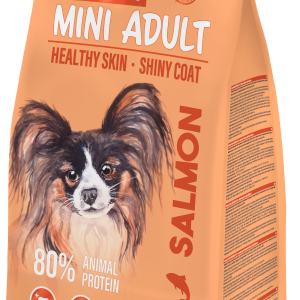 שק מזון יבש לכלבים מגזע קטן מבוסס סלמון ודגי ים ללא דגנים