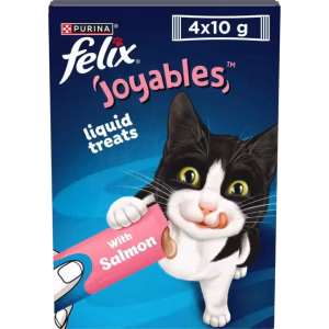 שקית חטיפים לחים לחתולים Felix Joyables.