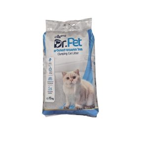 שק חול מתגבש ריחני לחתולים, מיועד לשליטה בריחות ותחזוקה נוחה של ארגז החול.