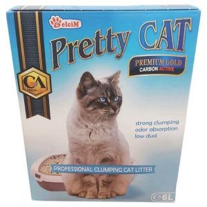 חול מתגבש קרבון אקטיב לחתול