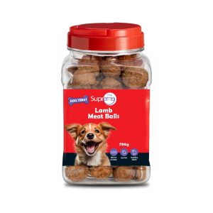 כדורי בשר רכים לכלבים עם פירות פונקציונליים המספקים תזונה מלאה ותמיכה בבריאות כללית